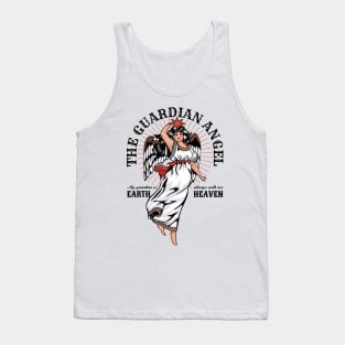 Vintage Guardian Angel Earth and Heaven Tank Top